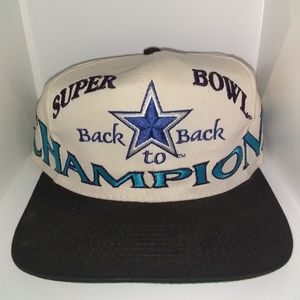 Vntg Nfl Dallas Cowboys Super Bowl Snapback Hat